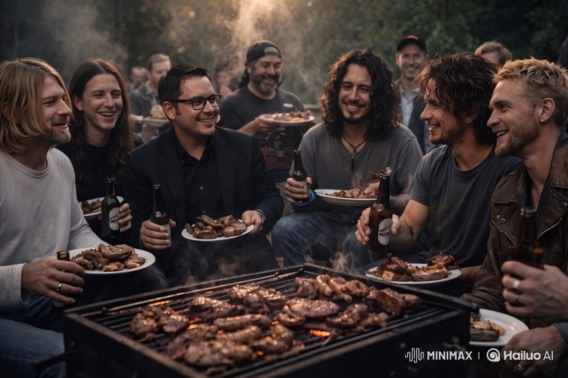 Musicians' Golden Hour BBQ Brotherhood