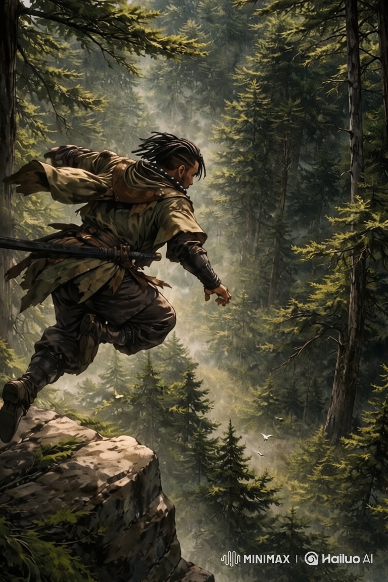Cinematic Forest Descent: Warrior's Run