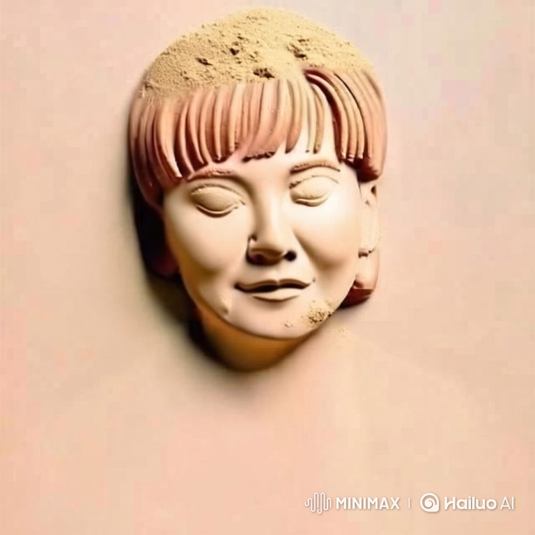 Time-Lapse: Crafting a Woman's Detailed Sand Portrait