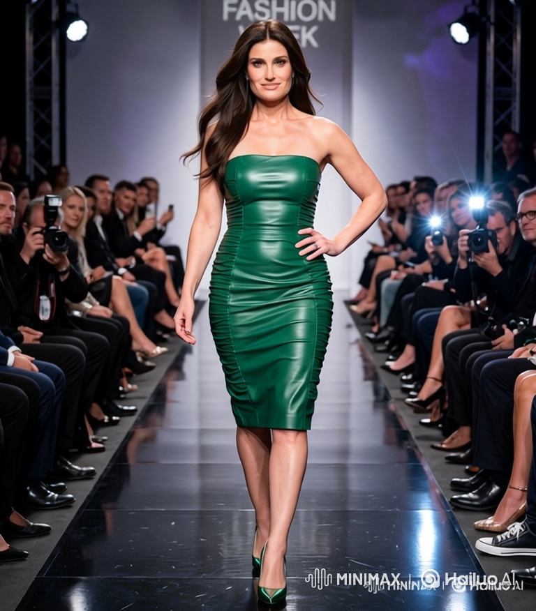 Model's Runway Poise Melts into Joyful Hug