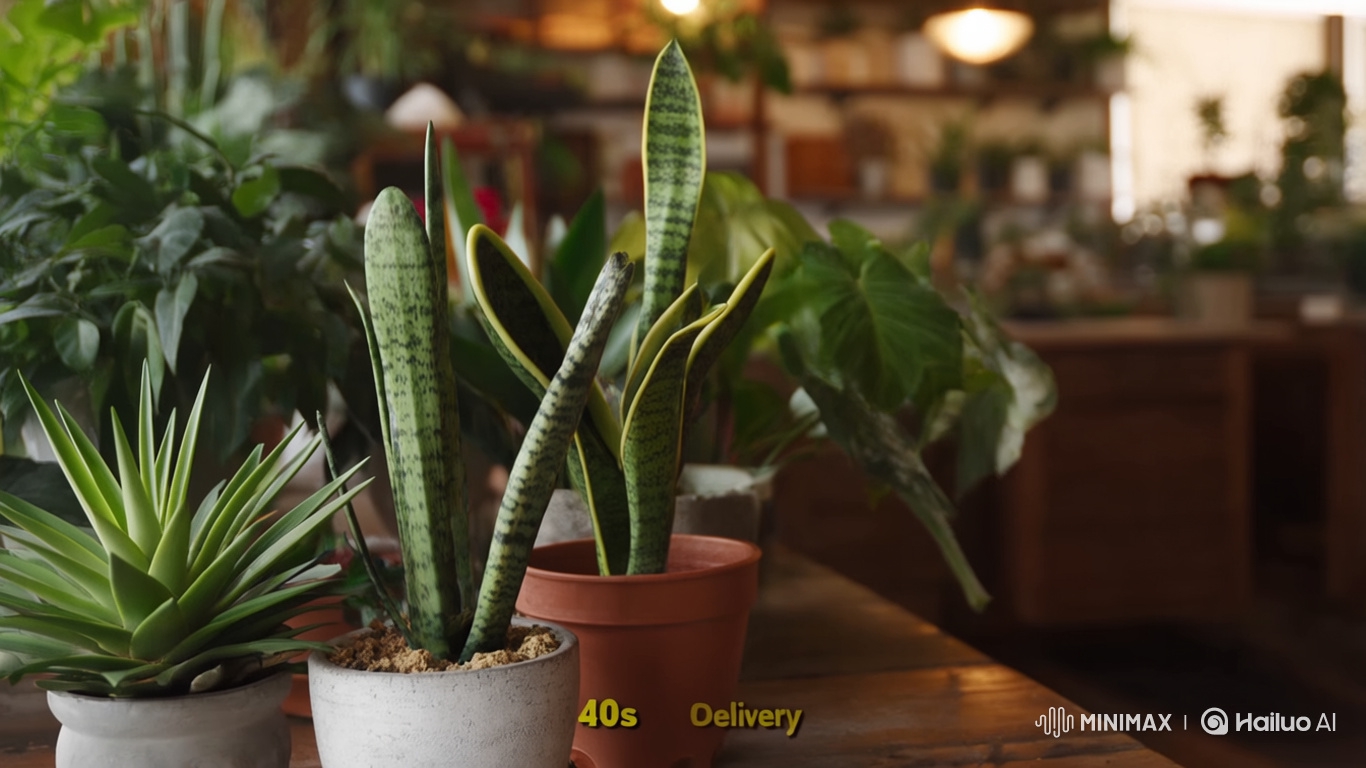 Cinematic Houseplant Montage: Clean Air & Delivery