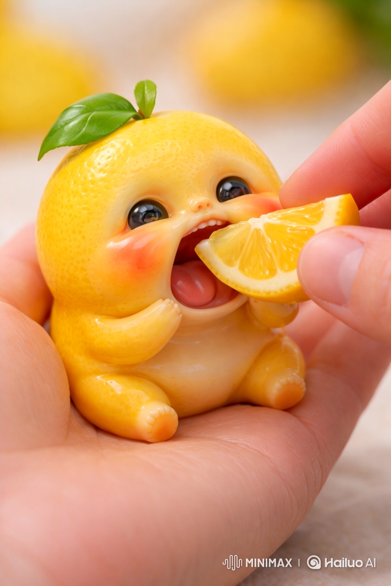 Jelly Lemon Baby Noms a Juicy Lemon Slice