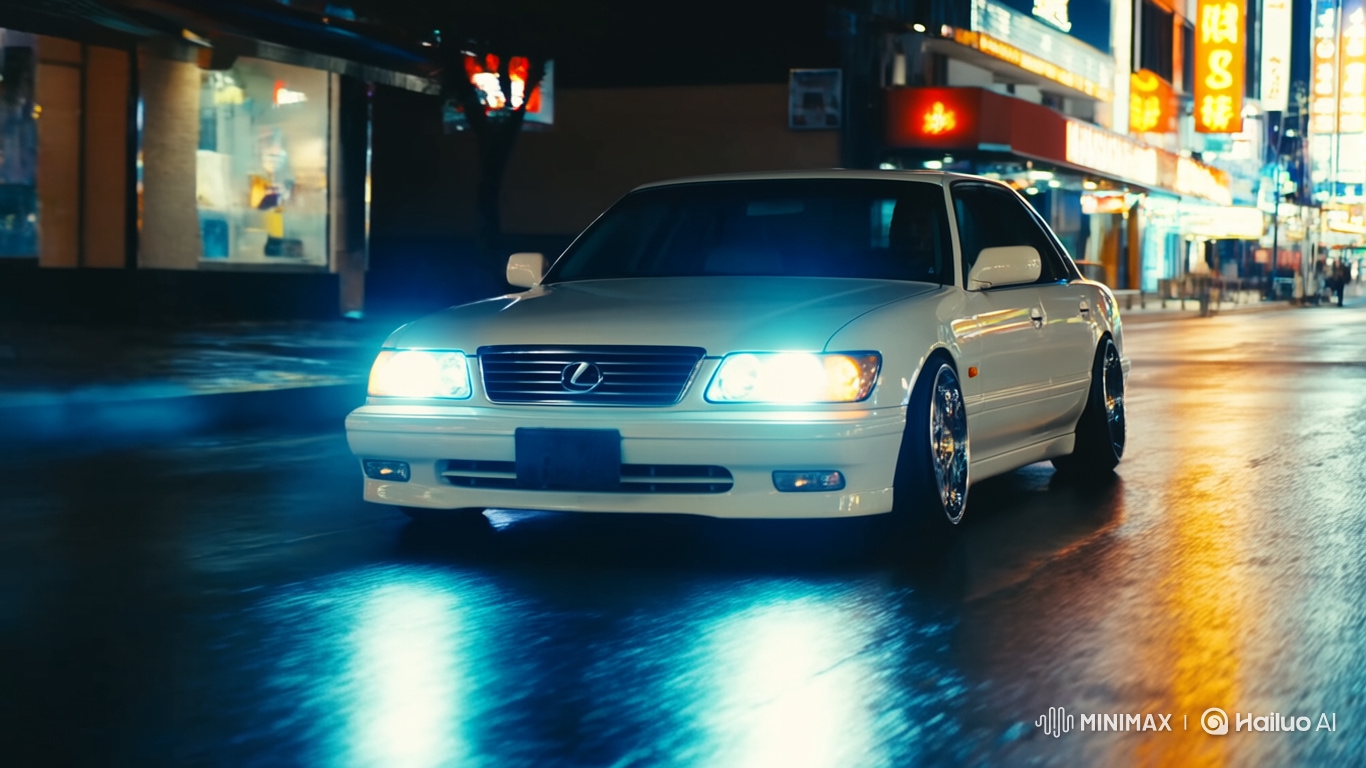 Cinematic Slow-Mo VIP Lexus LS400 Rain Cruise