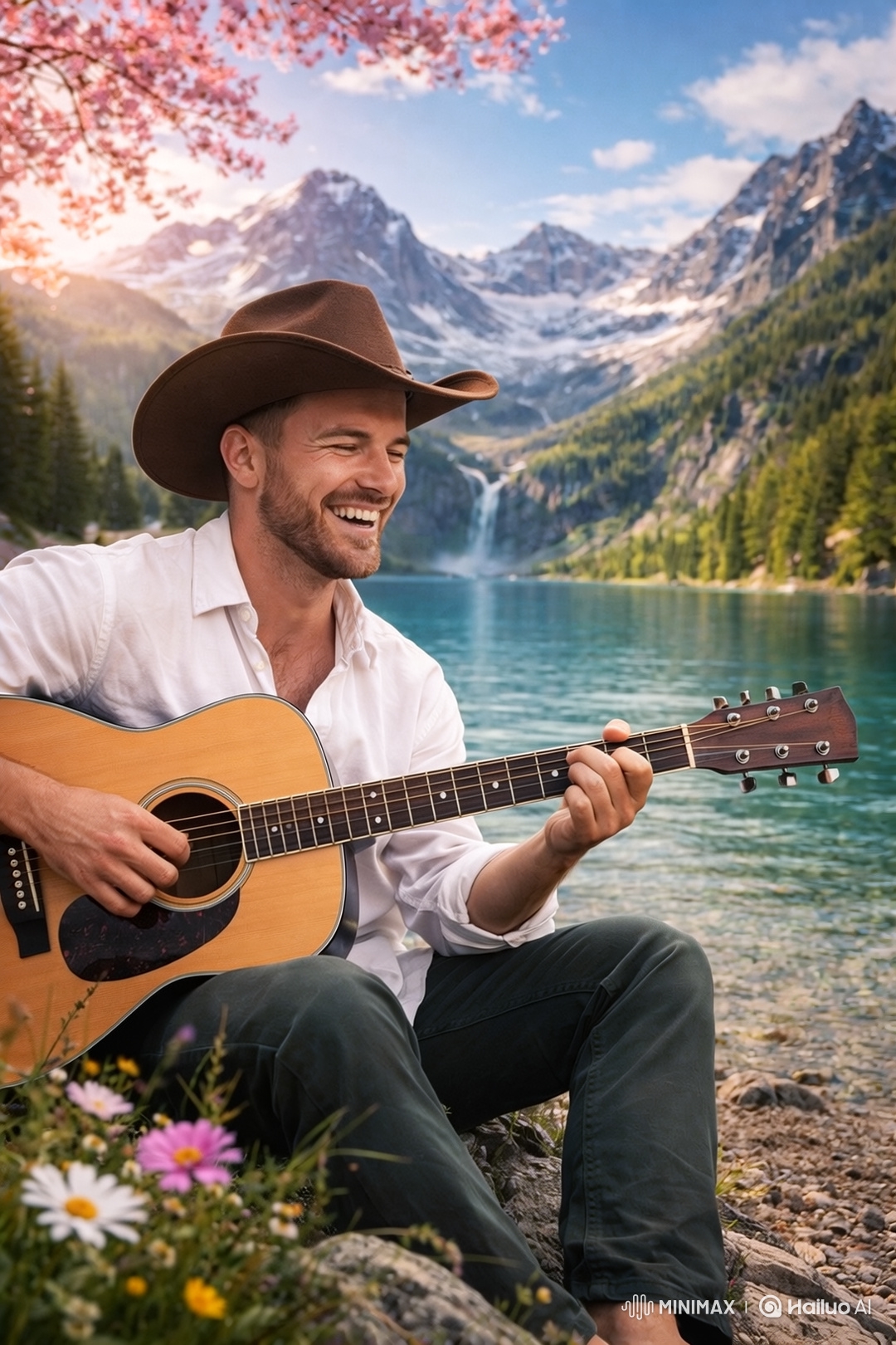 Cinematic Alpine Guitar: Golden Hour Serenade