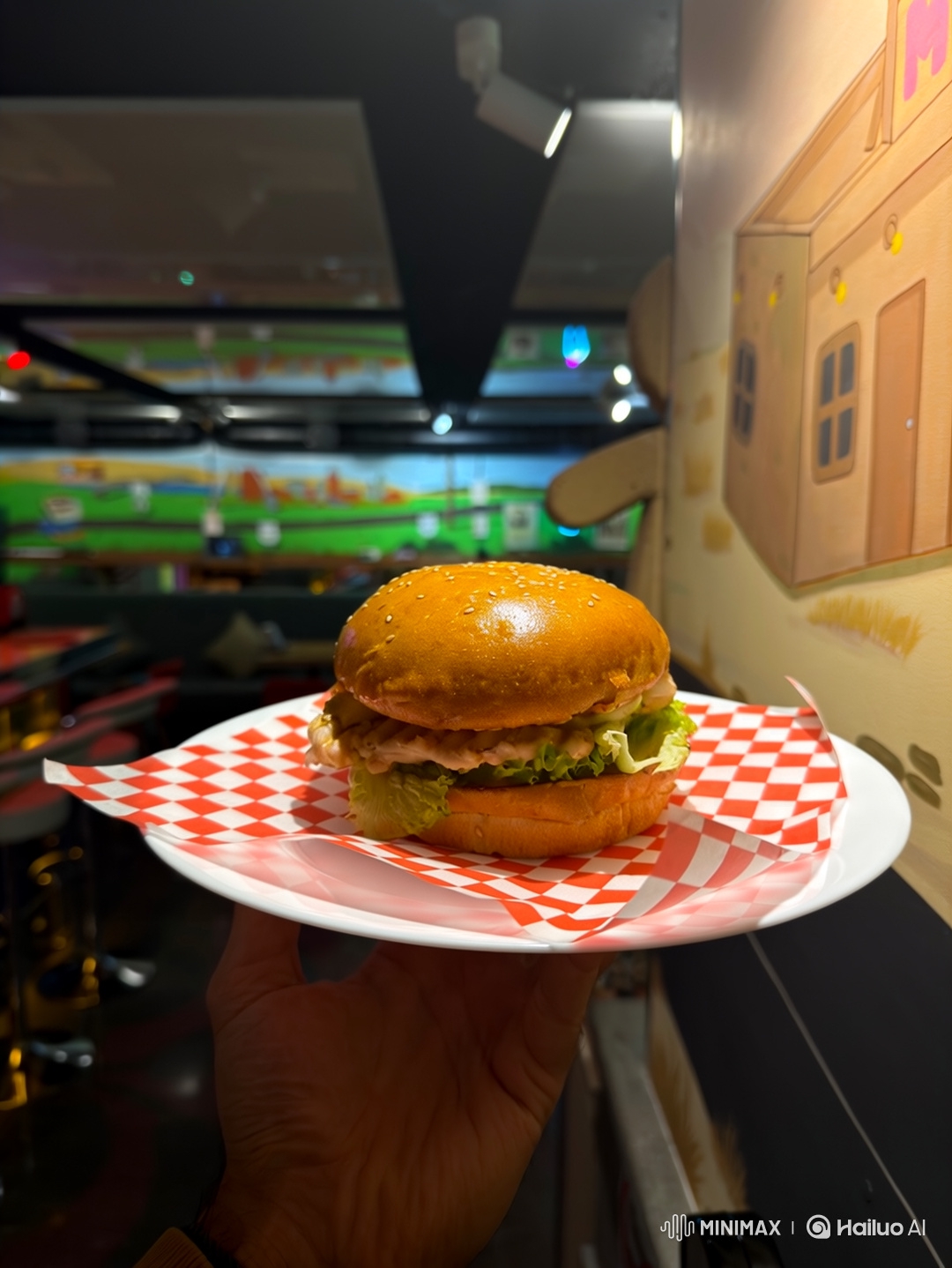 Crispy Chicken Burger: Steaming Slow-Mo Drip